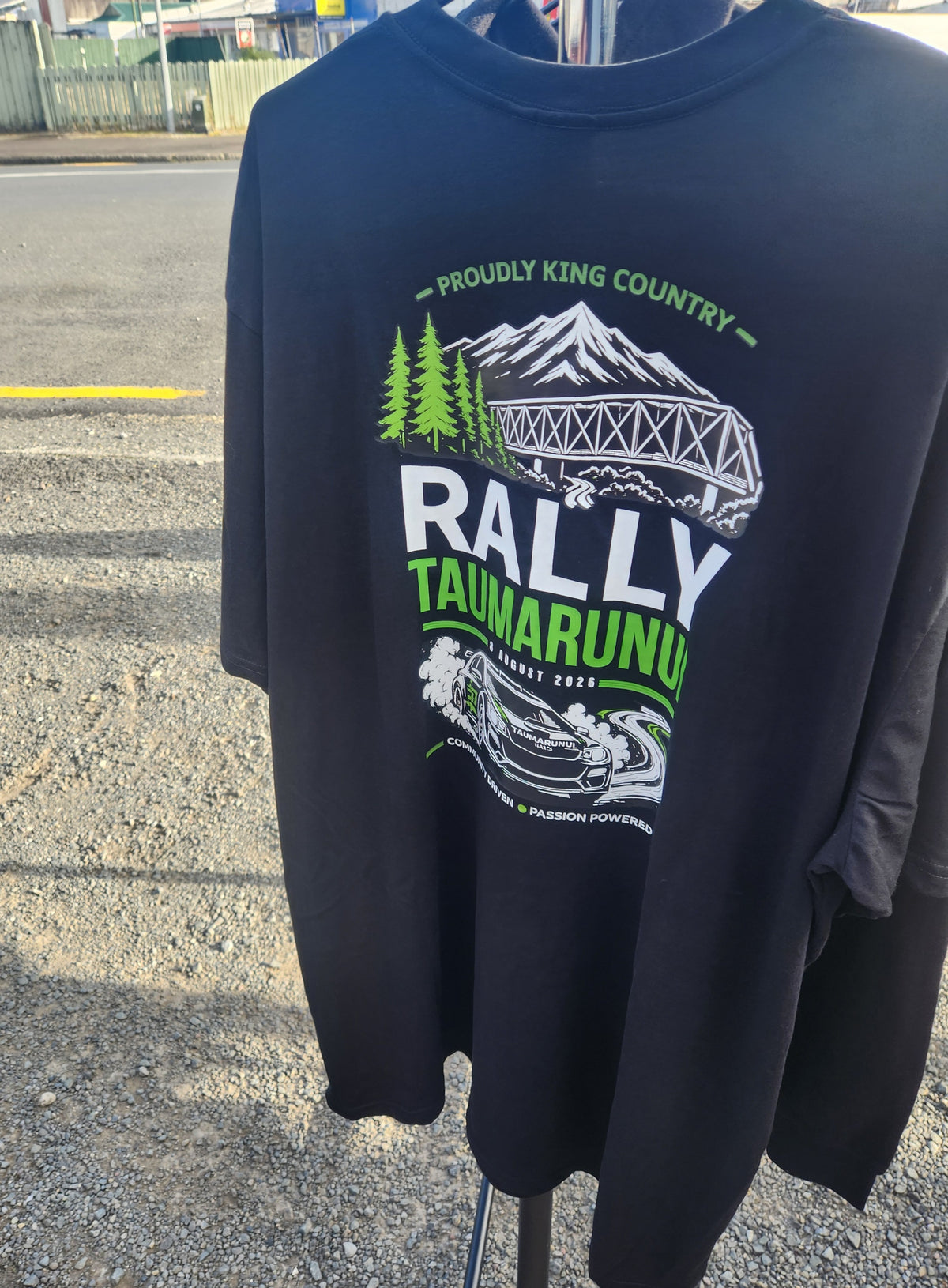 Official Rally Taumarunui Community T-Shirt
