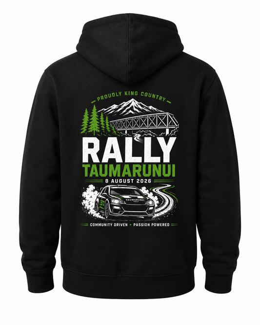 Official Rally Taumarunui Community Hoodie