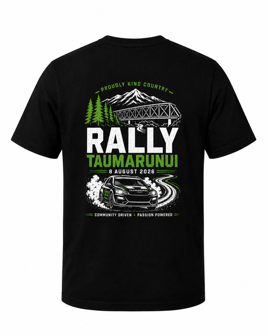 Official Rally Taumarunui Community T-Shirt