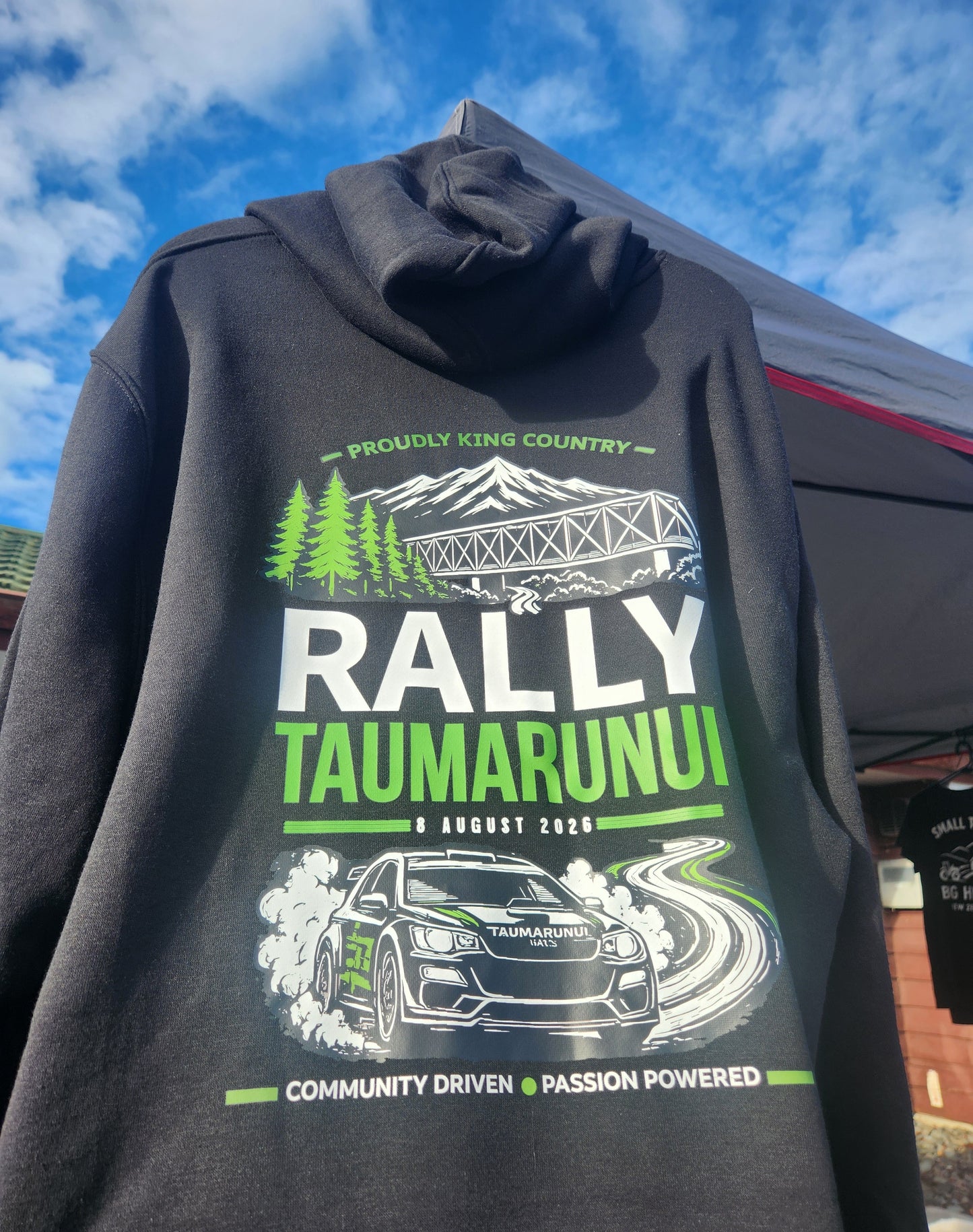 Official Rally Taumarunui Community Hoodie