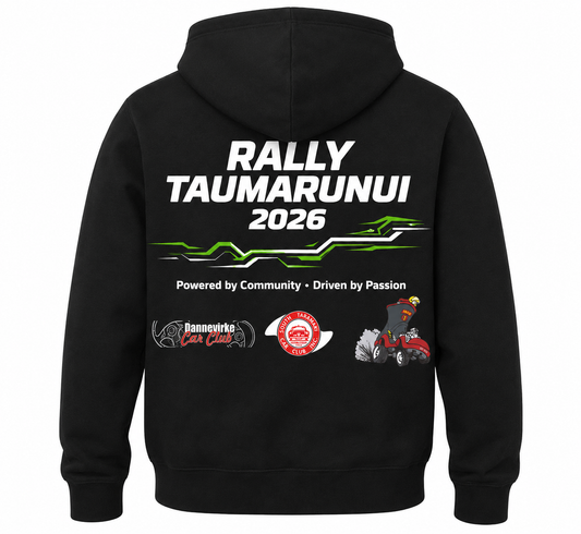 Official Rally Taumarunui Event Hoodie