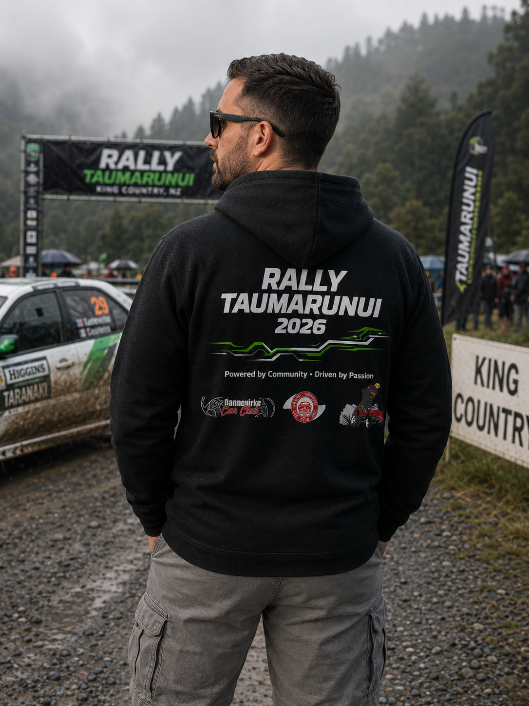 Official Rally Taumarunui Event Hoodie