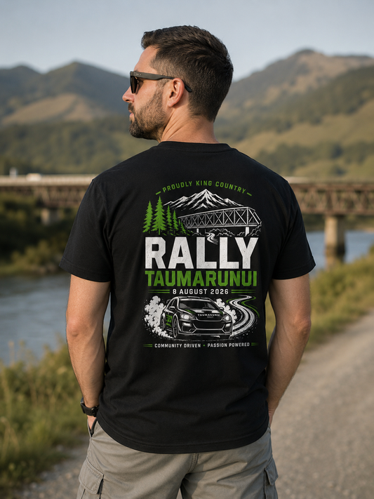 Official Rally Taumarunui Community T-Shirt